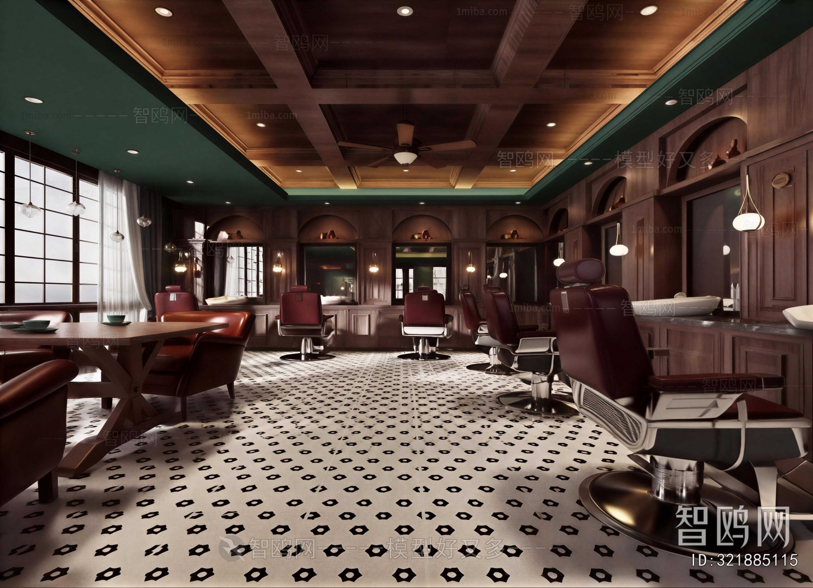 Retro Style Barbershop