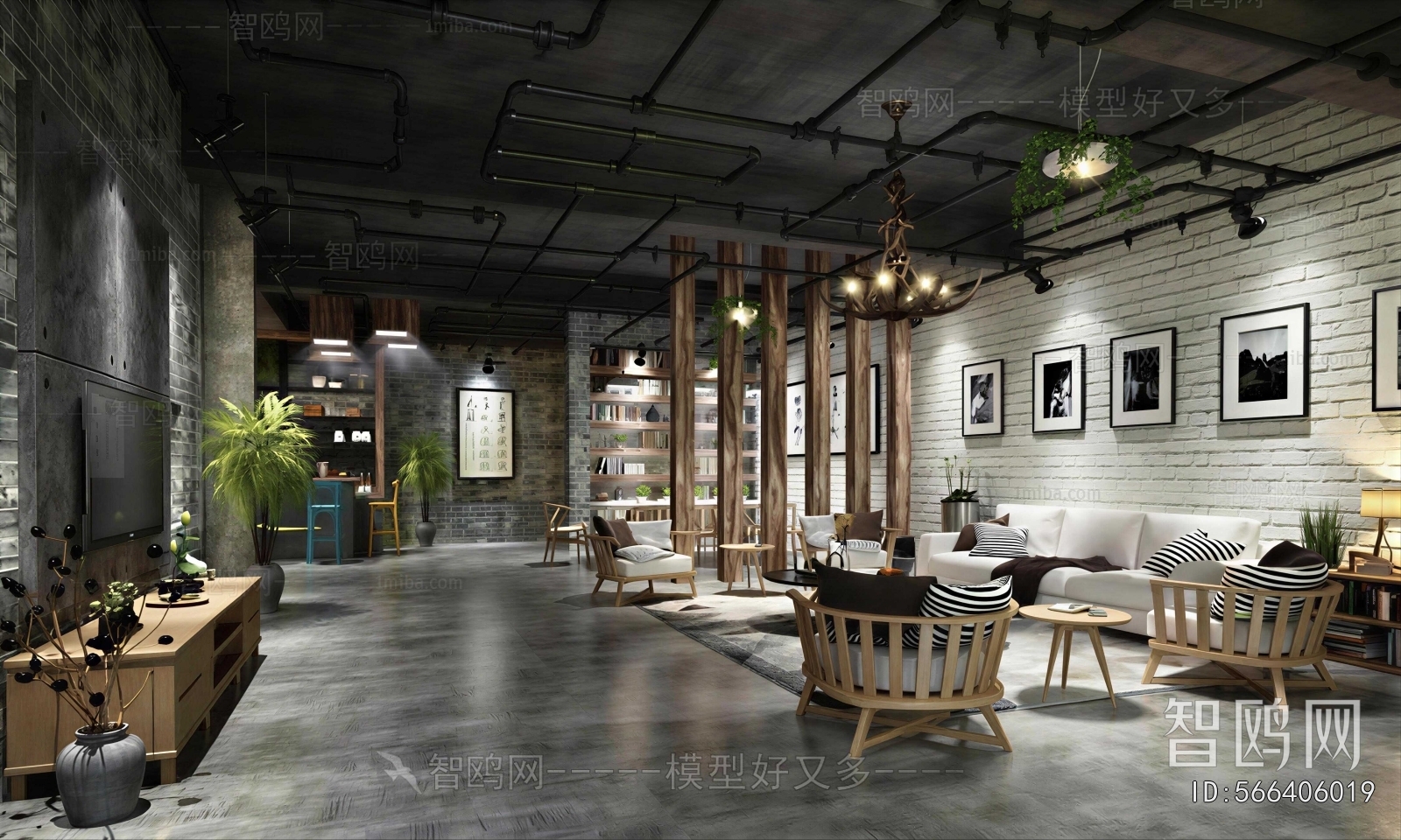 Industrial Style A Living Room