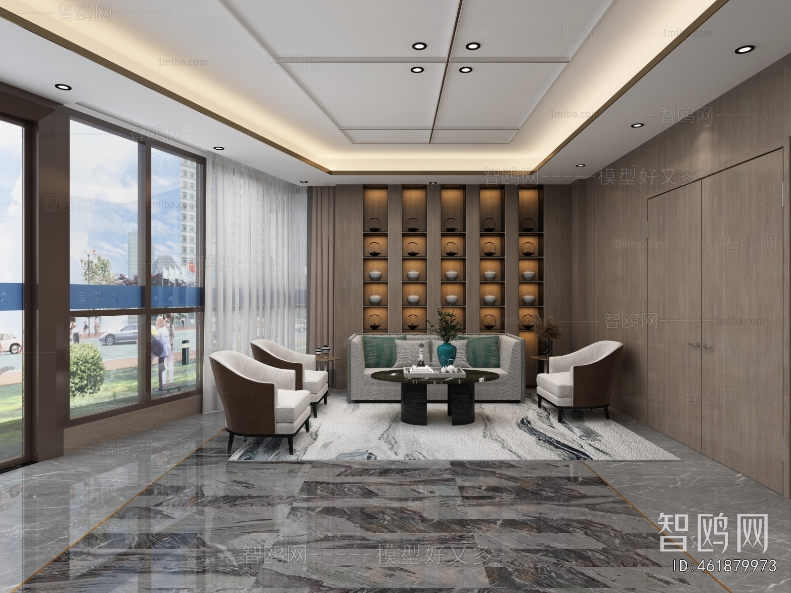 New Chinese Style Lobby Hall