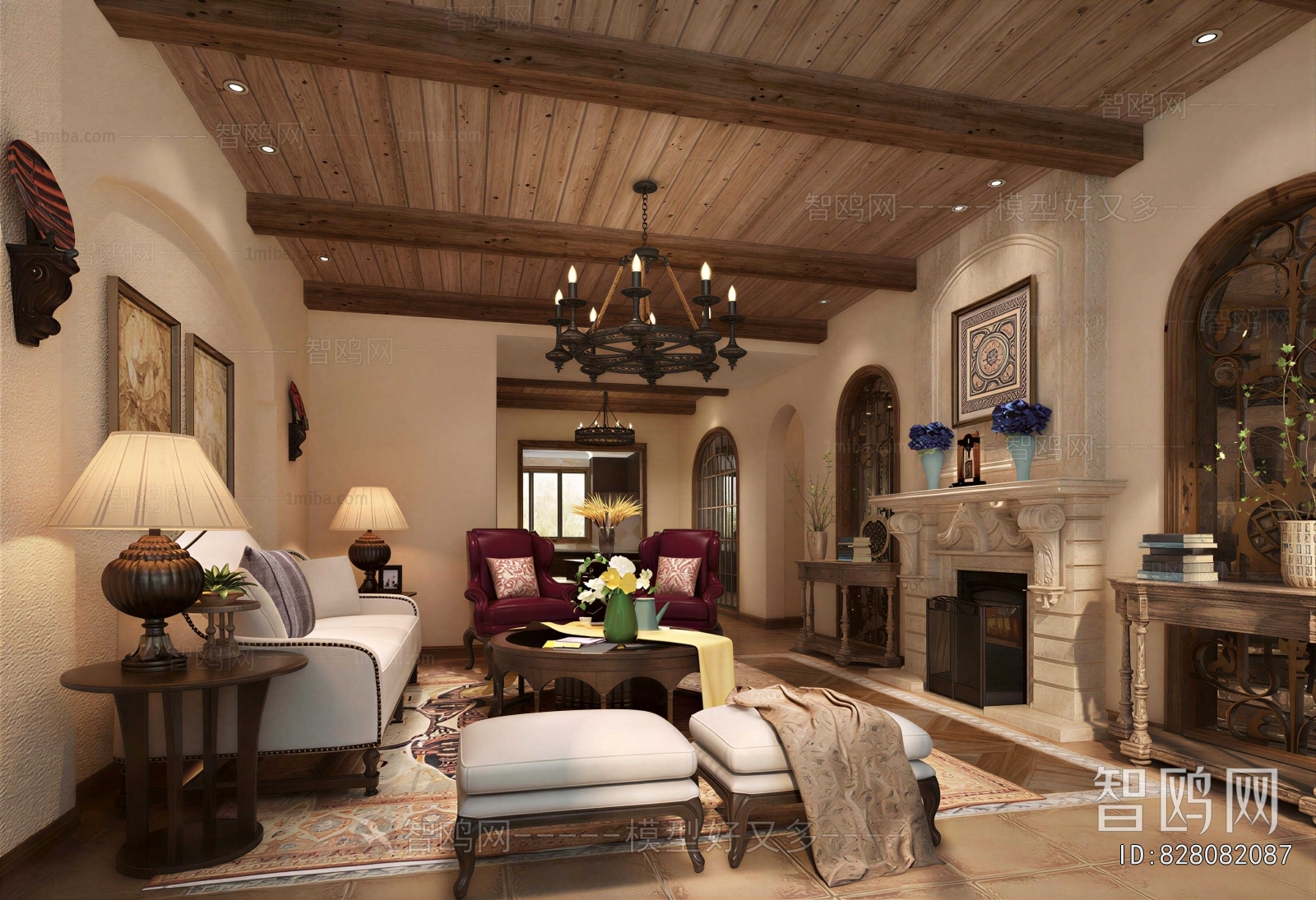 American Style A Living Room