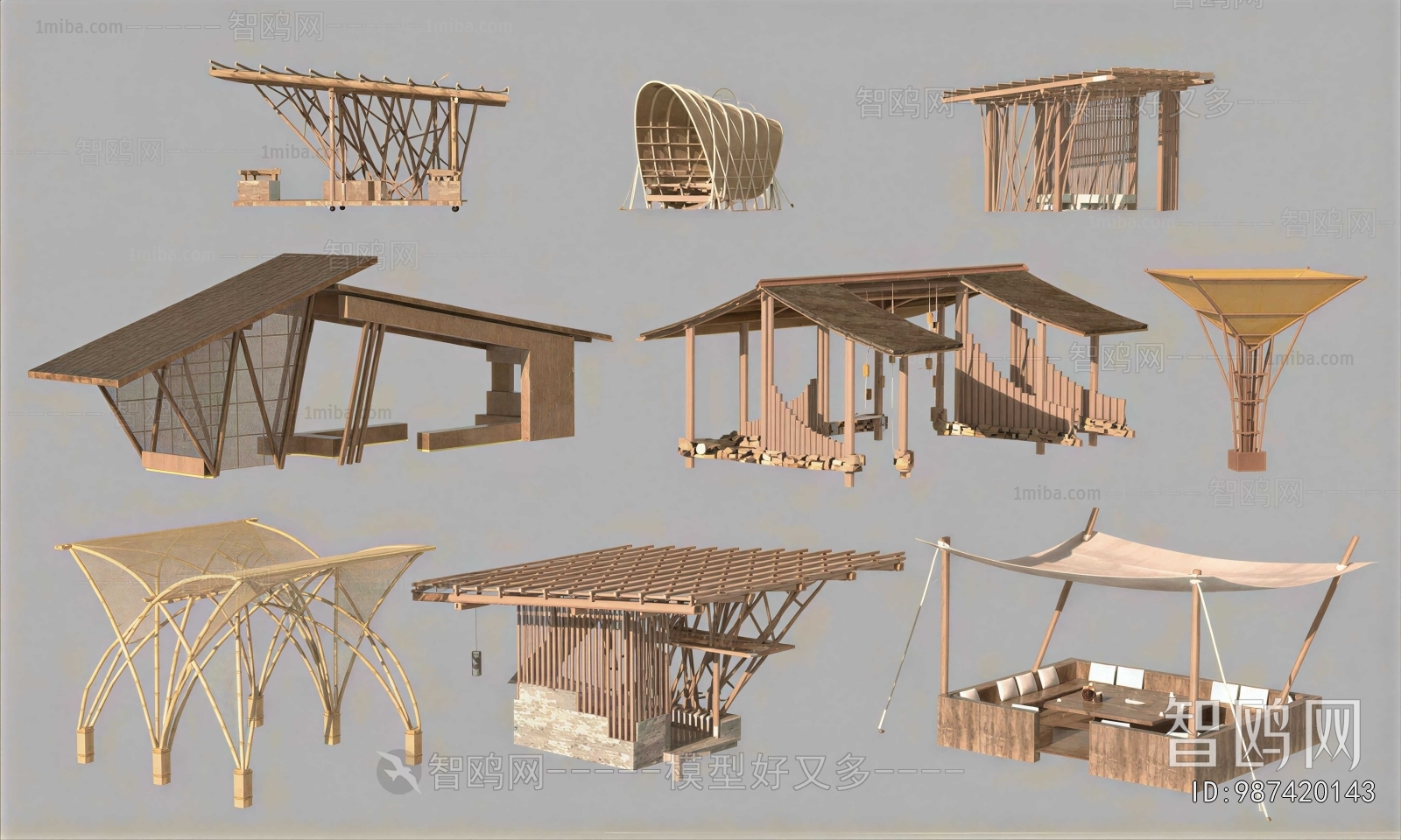 New Chinese Style Gallery Frame