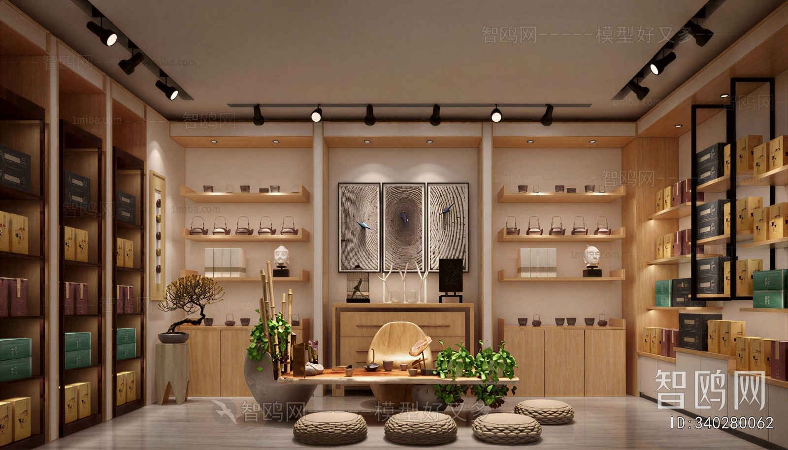 New Chinese Style Teahouse Tea House