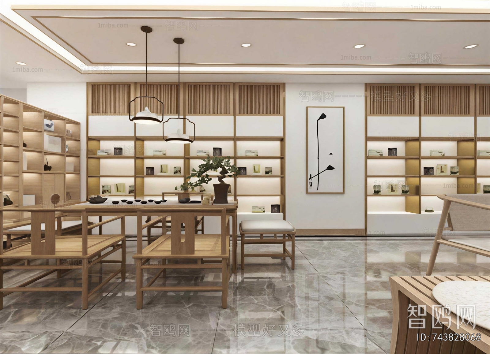 New Chinese Style Teahouse Tea House