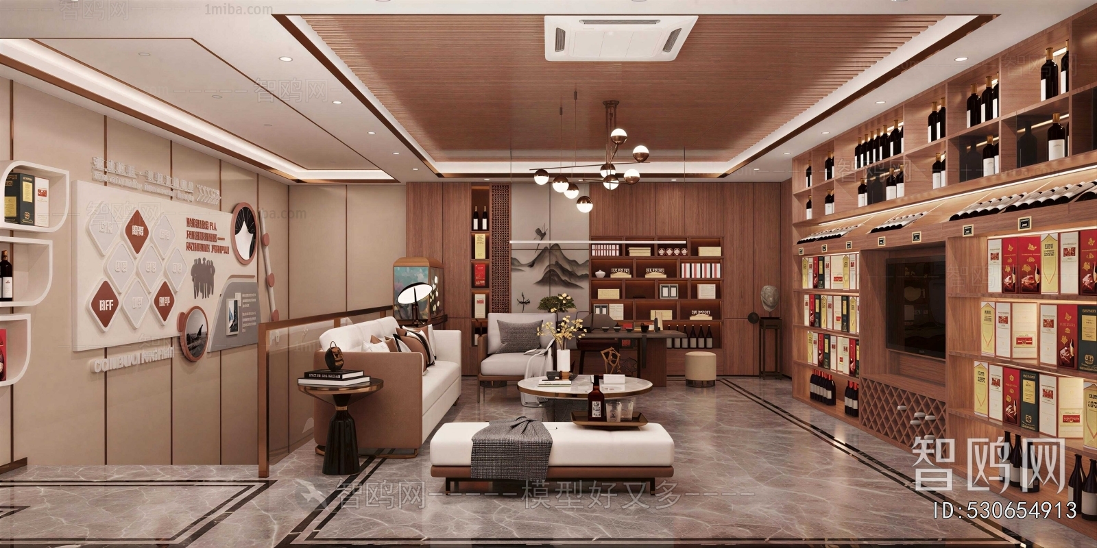 New Chinese Style Exhibition Hall