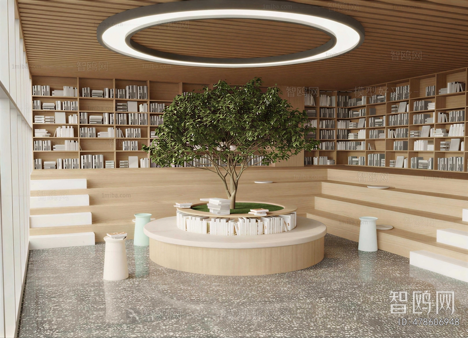 Modern Bookstore Book Bar