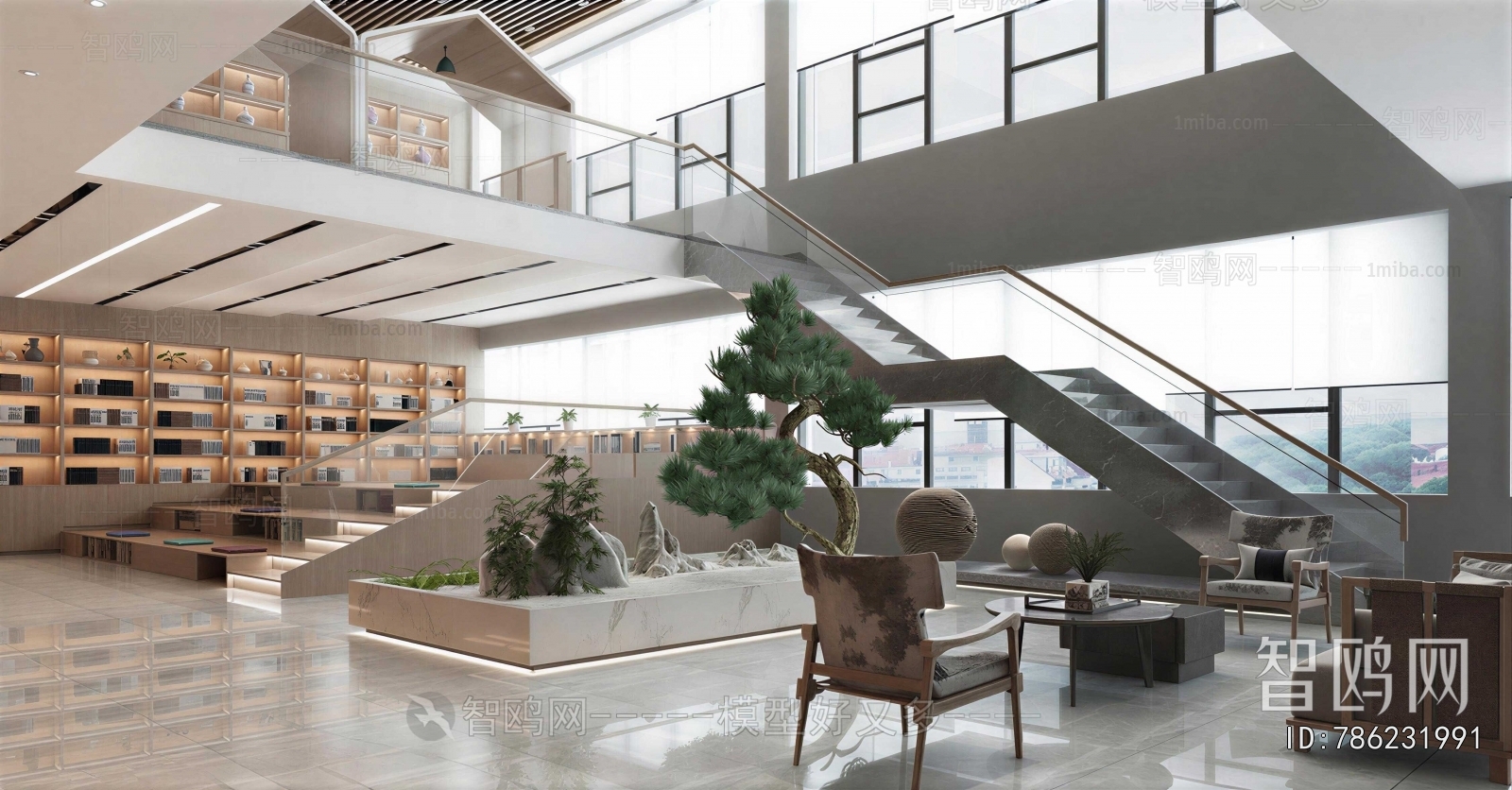 Modern Office Reception Desk