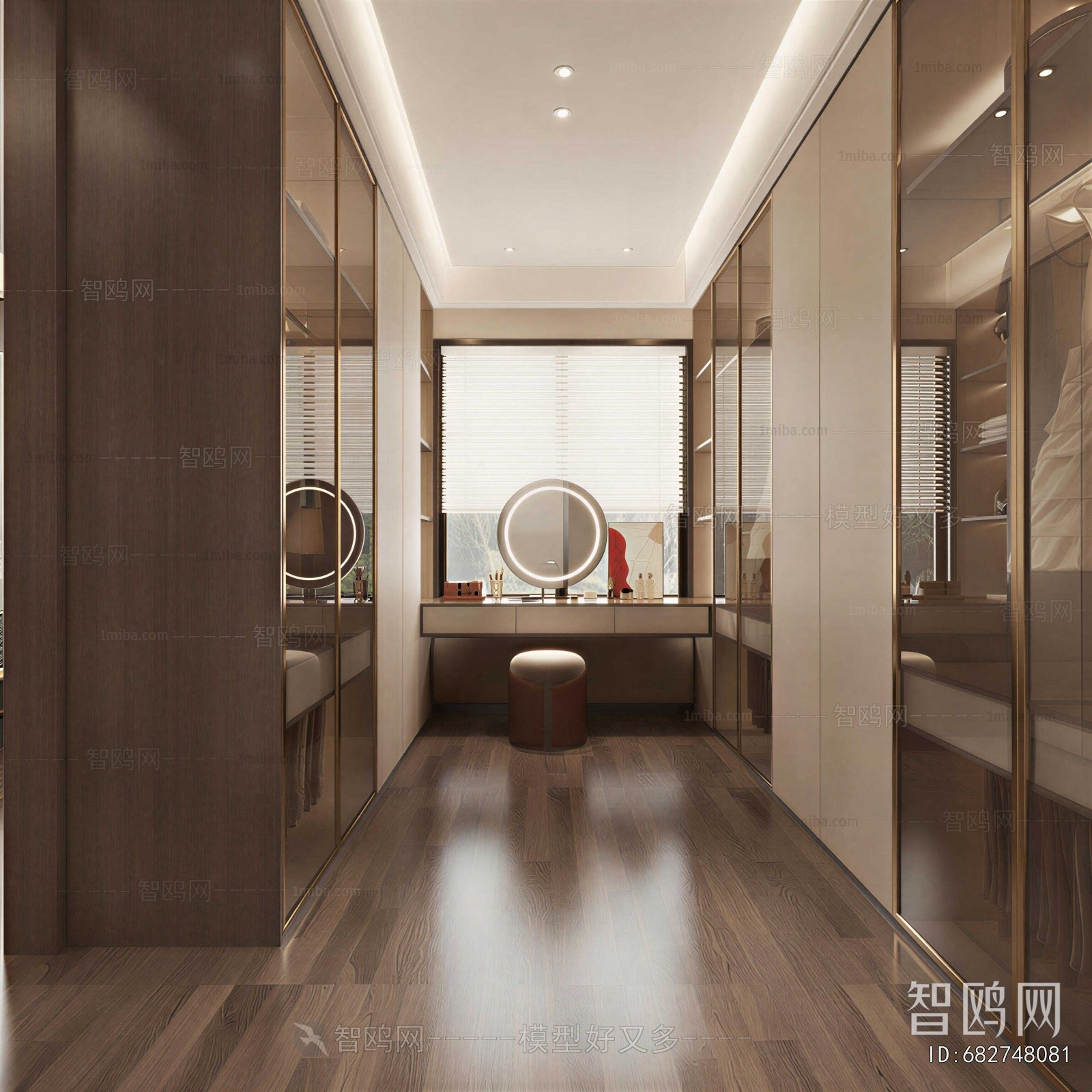 Modern Clothes Storage Area