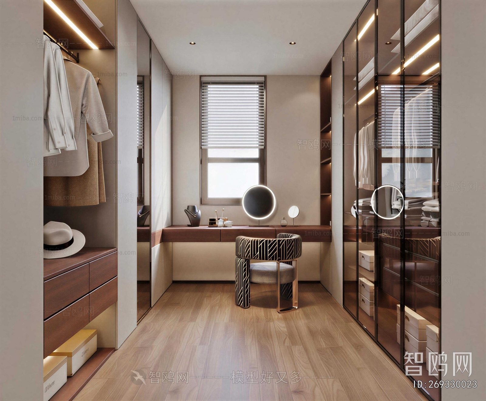 Modern Clothes Storage Area