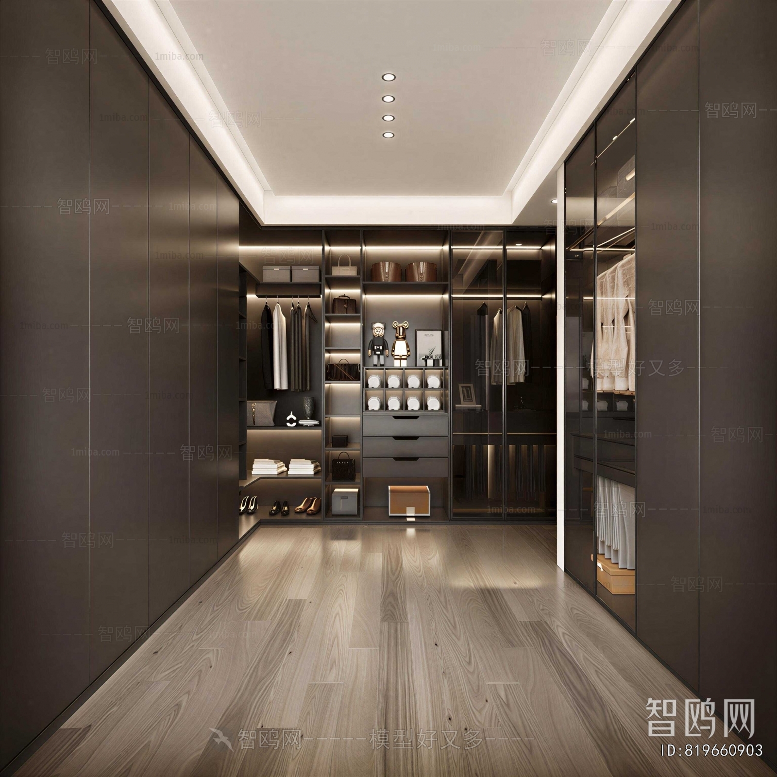 Modern Clothes Storage Area