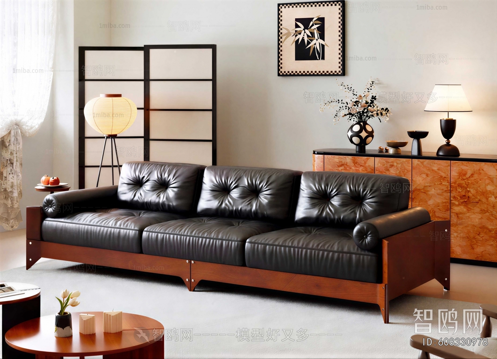 Modern Three-seat Sofa