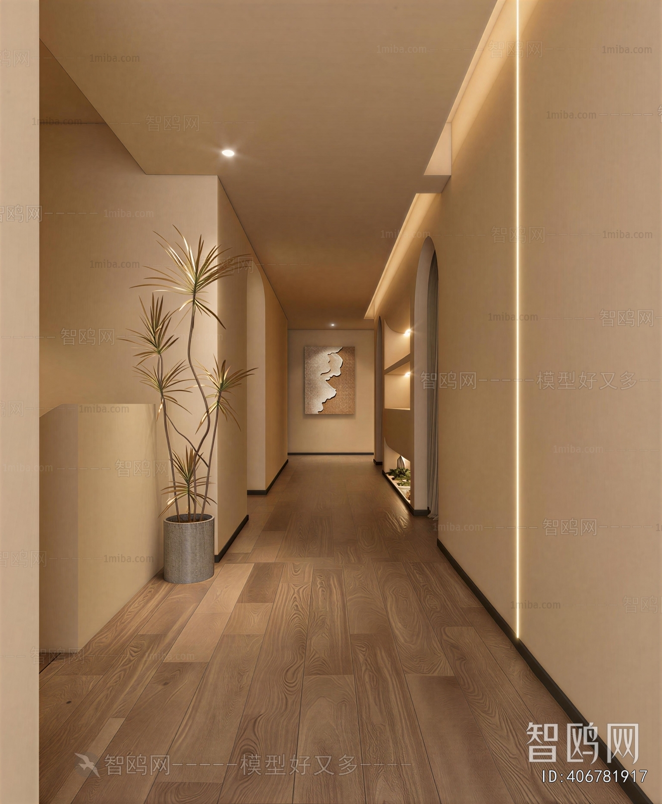 Modern Hallway