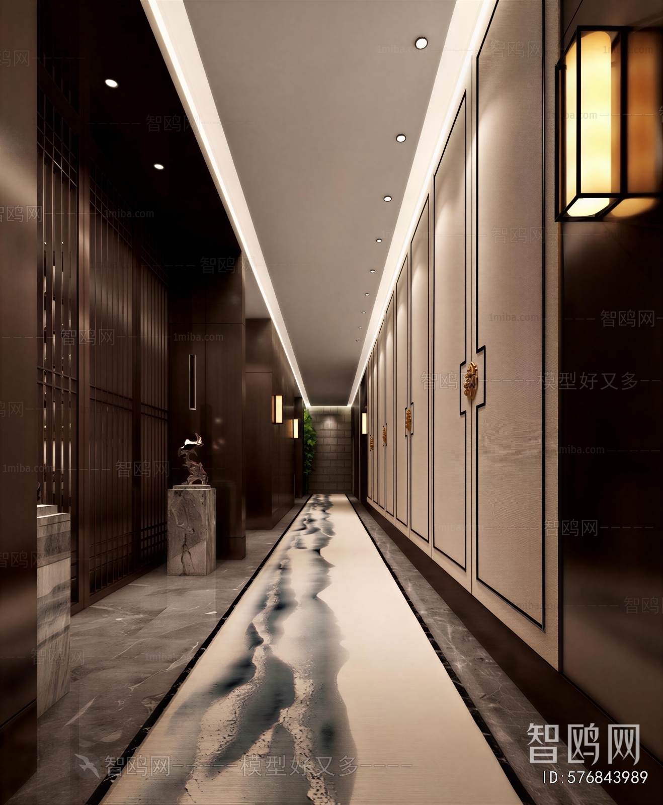 New Chinese Style Corridor