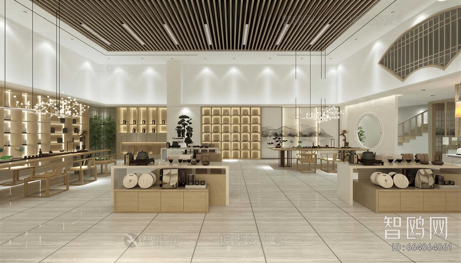 New Chinese Style Exhibition Hall