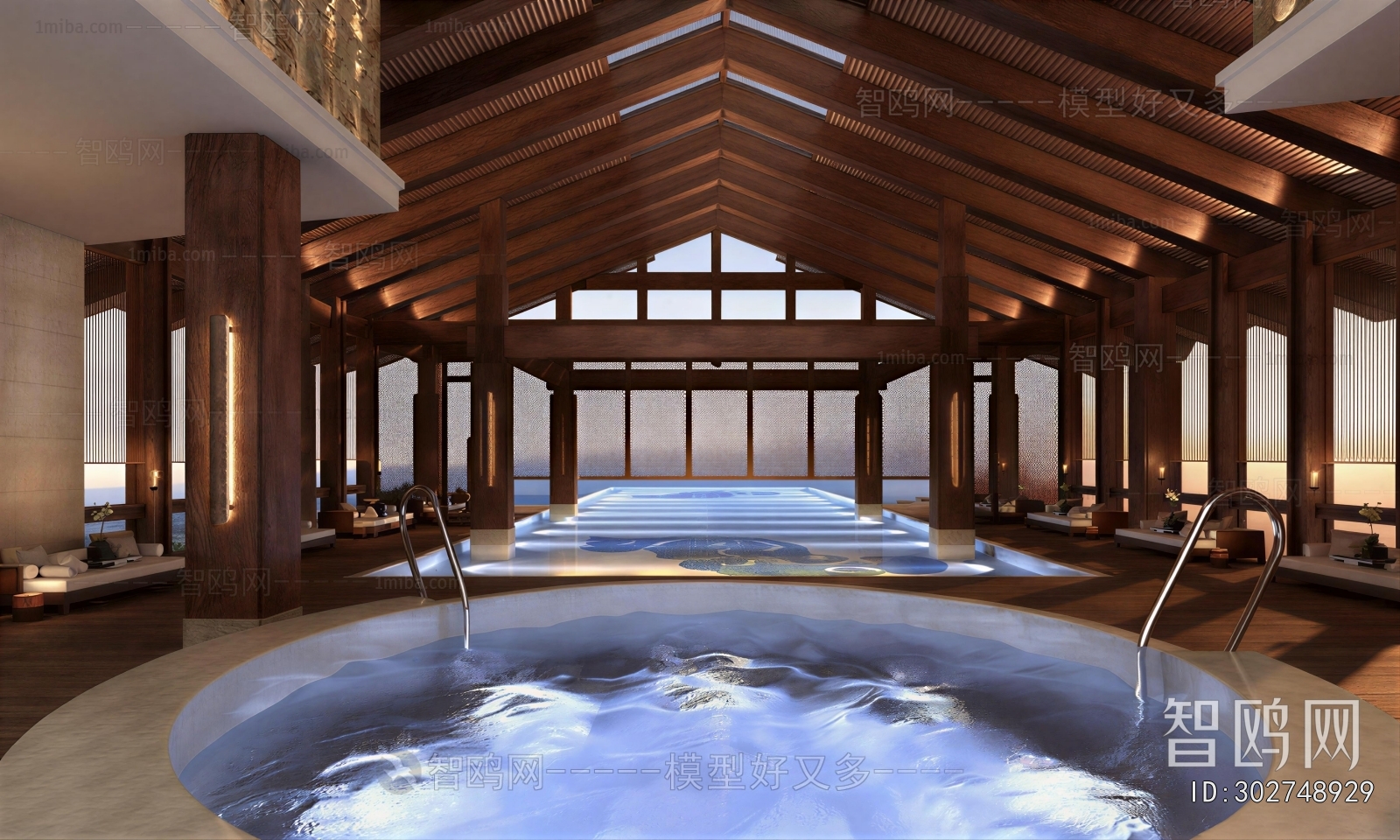 Chinese Style Natatorium