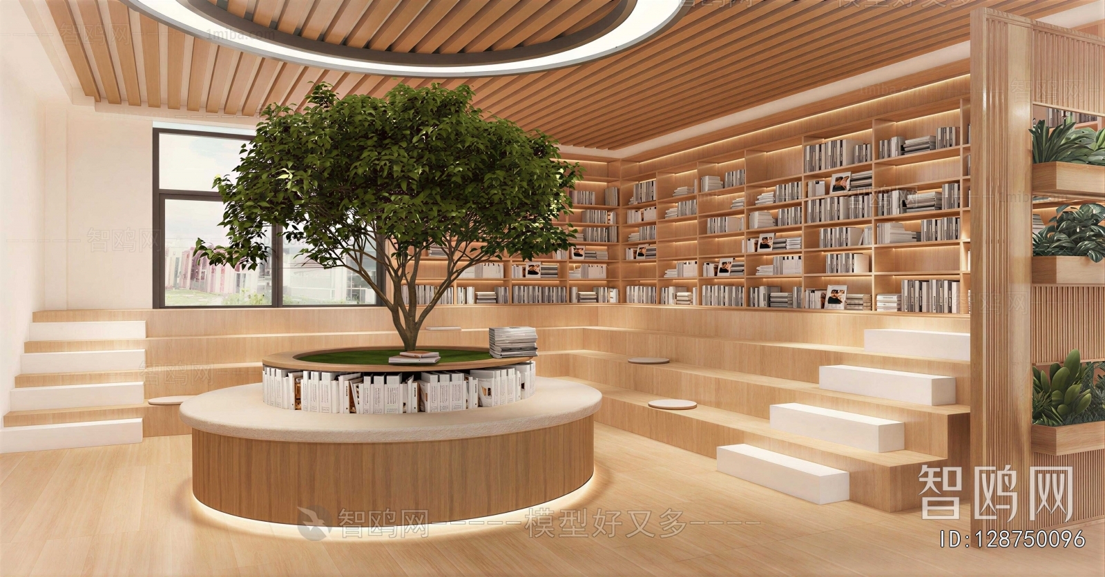 Modern Bookstore Book Bar