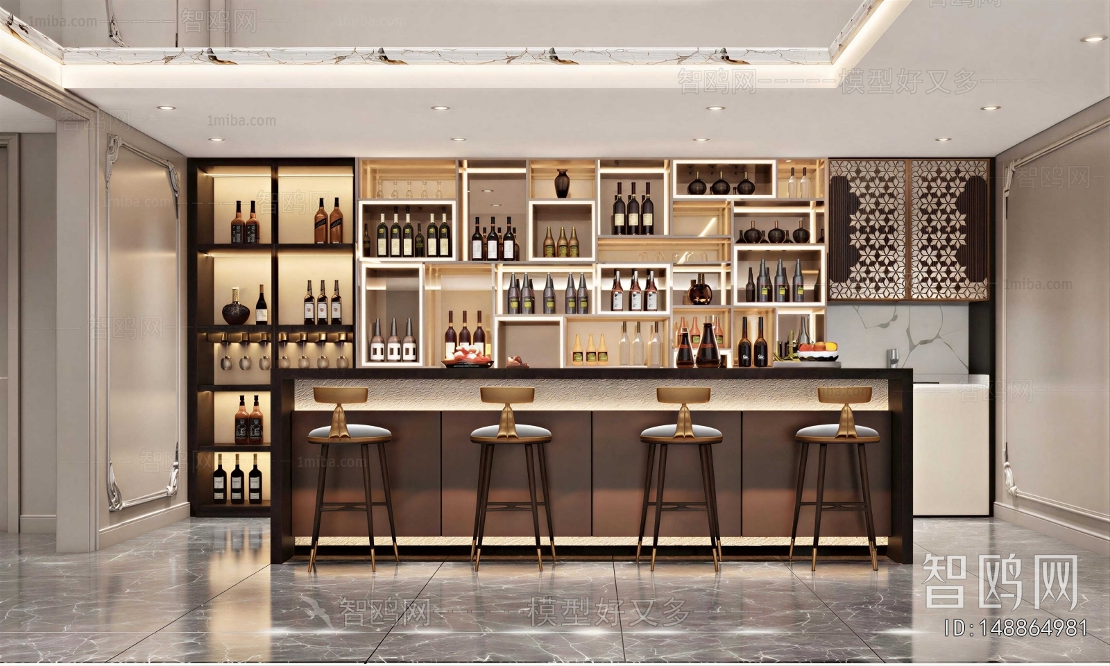 Modern Wine Cellar/Wine Tasting Room