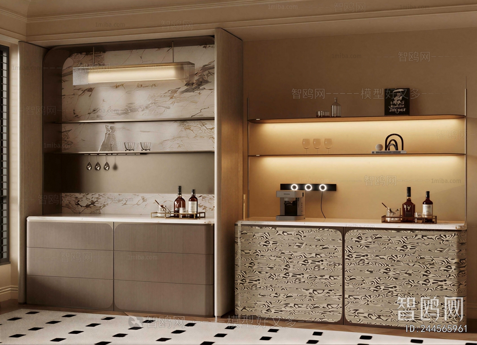 Modern Wine Cabinet