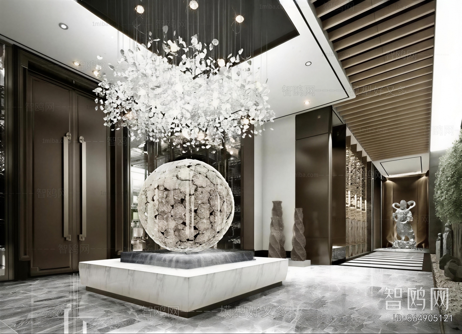 New Chinese Style Lobby Hall