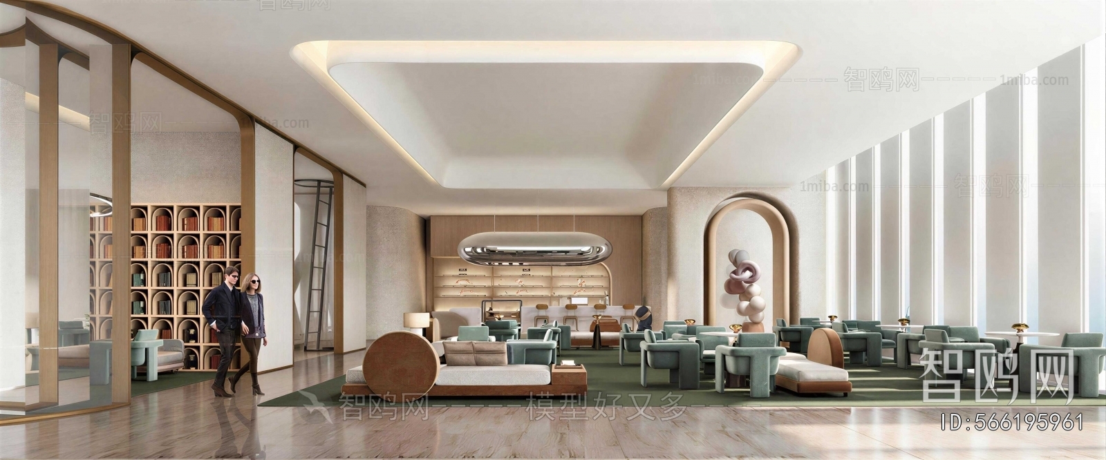 Modern Office Reception Desk