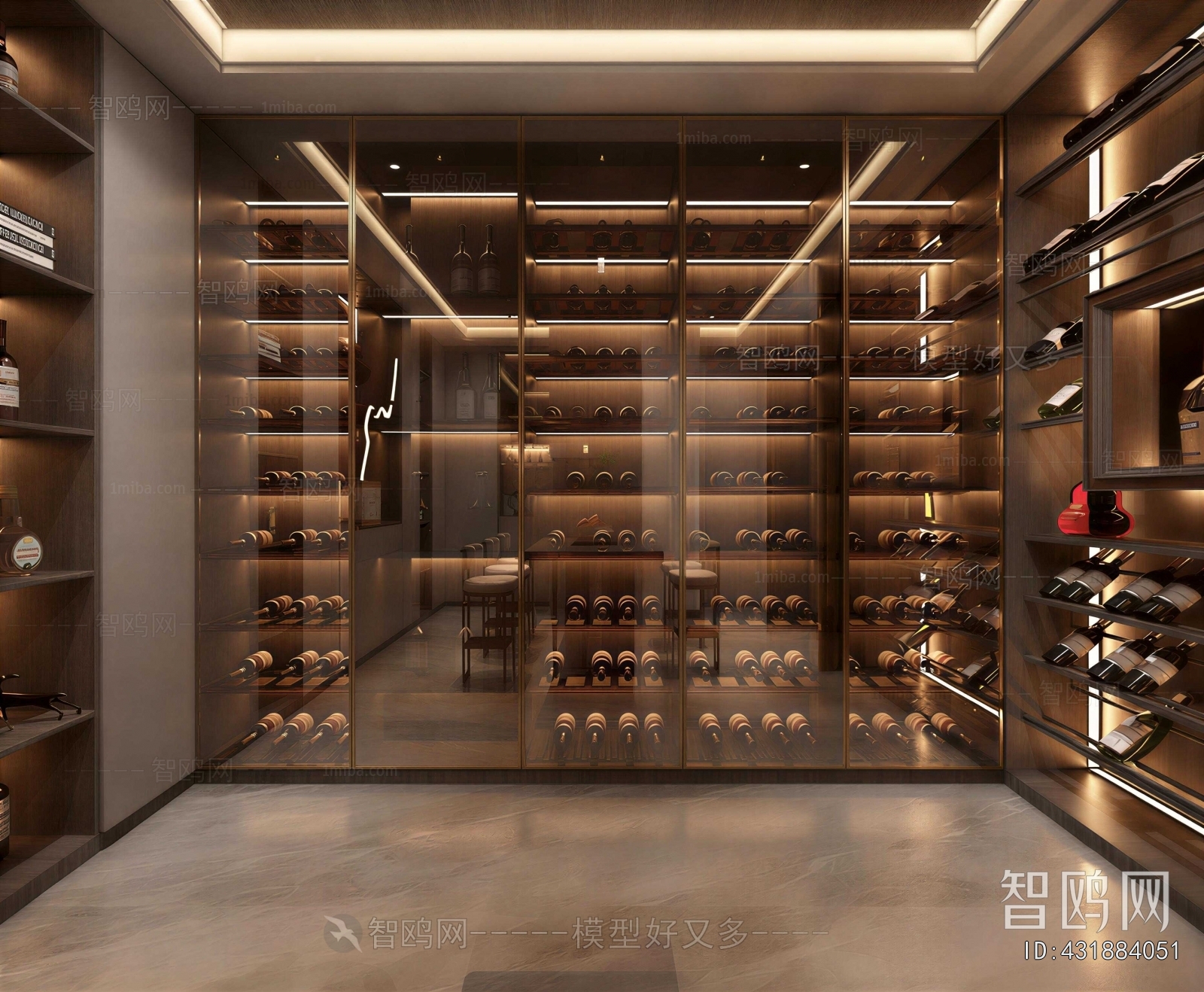 Modern Wine Cellar/Wine Tasting Room