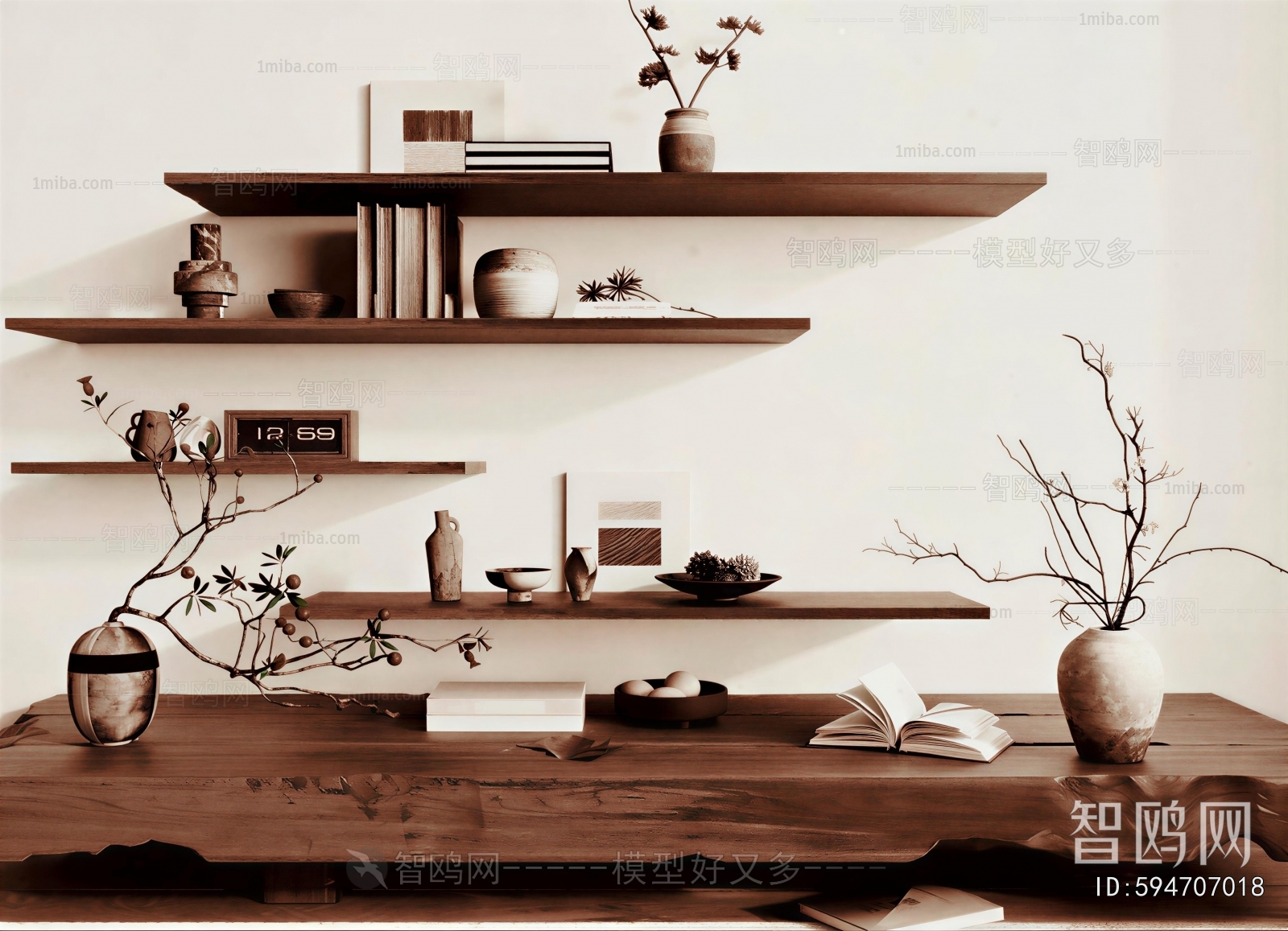 Wabi-sabi Style Decorative Set
