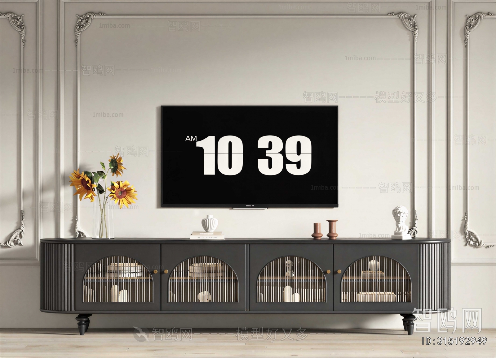 French Style TV Cabinet