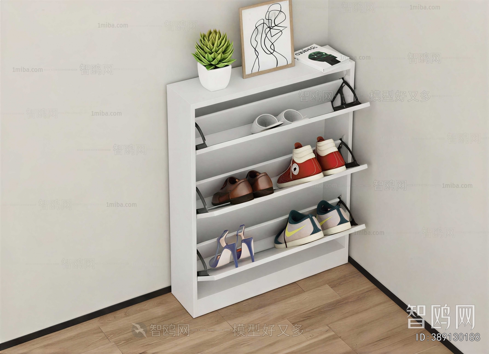 Modern Shoe Cabinet
