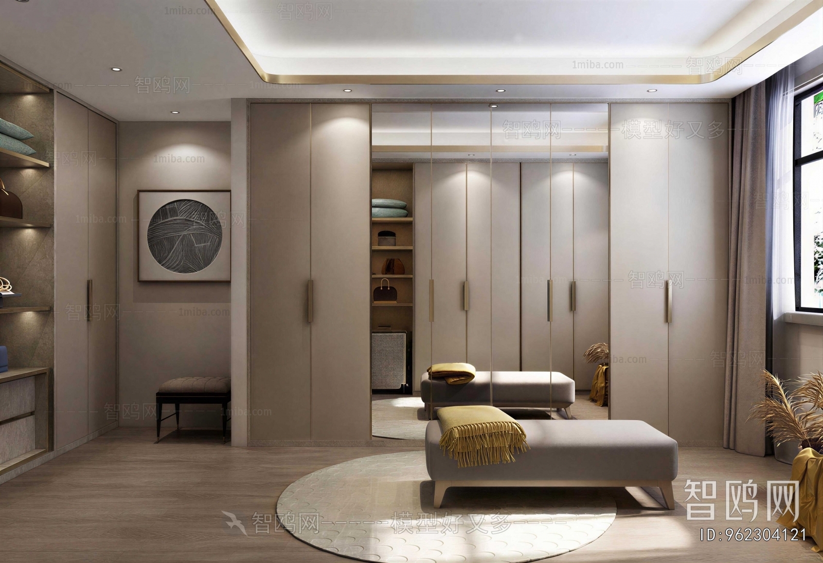 Modern Clothes Storage Area