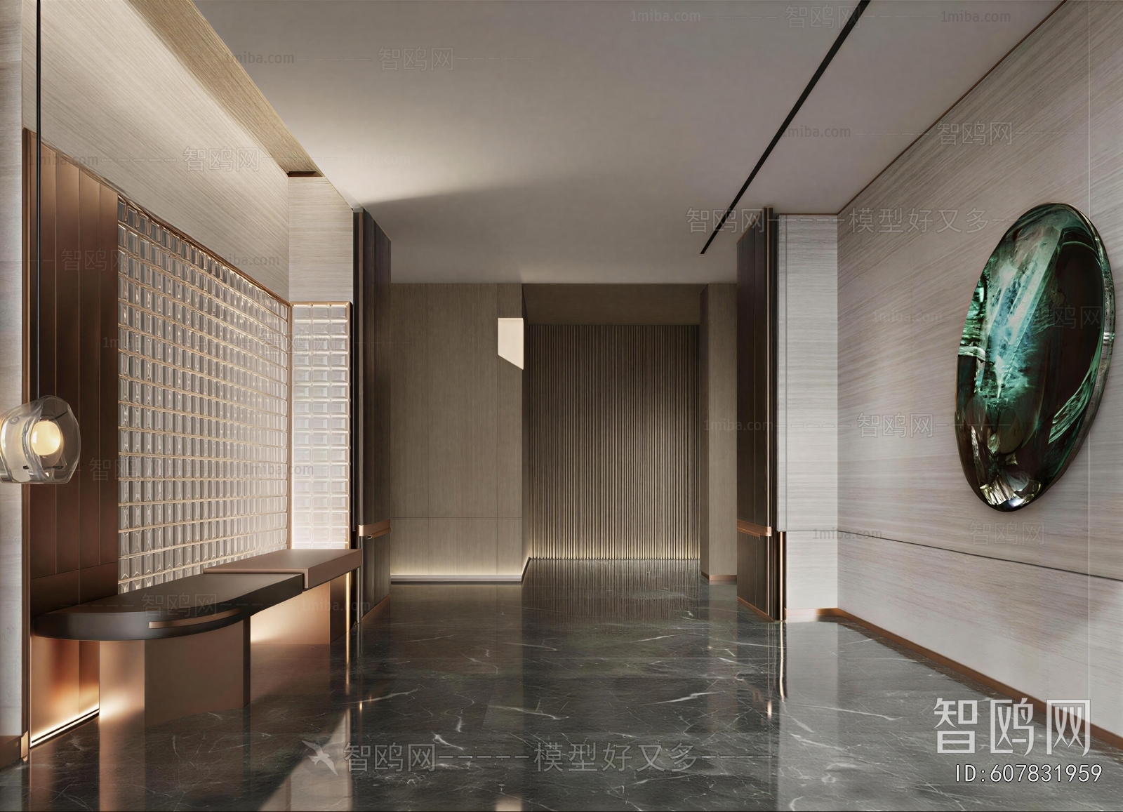 Modern Office Aisle