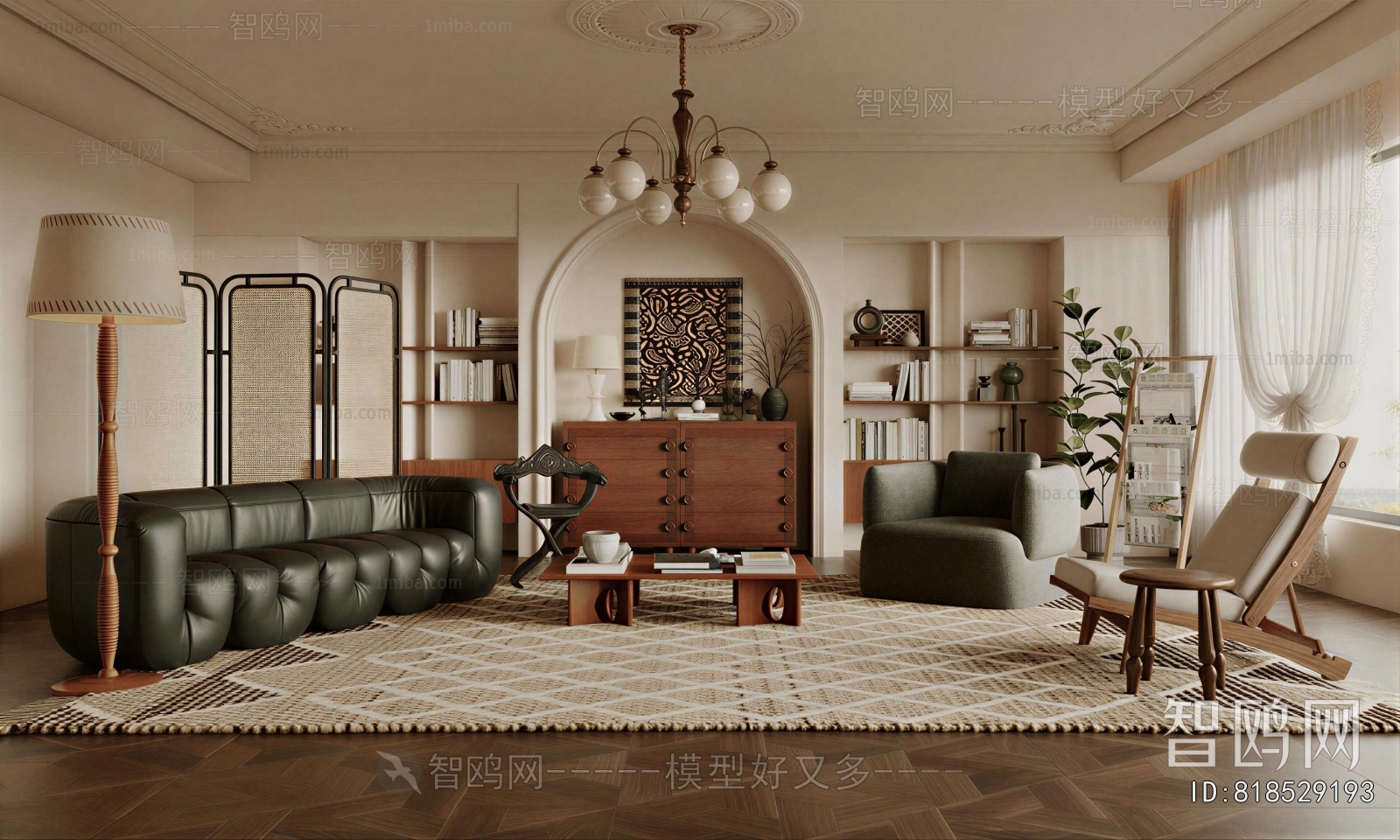 American Style A Living Room