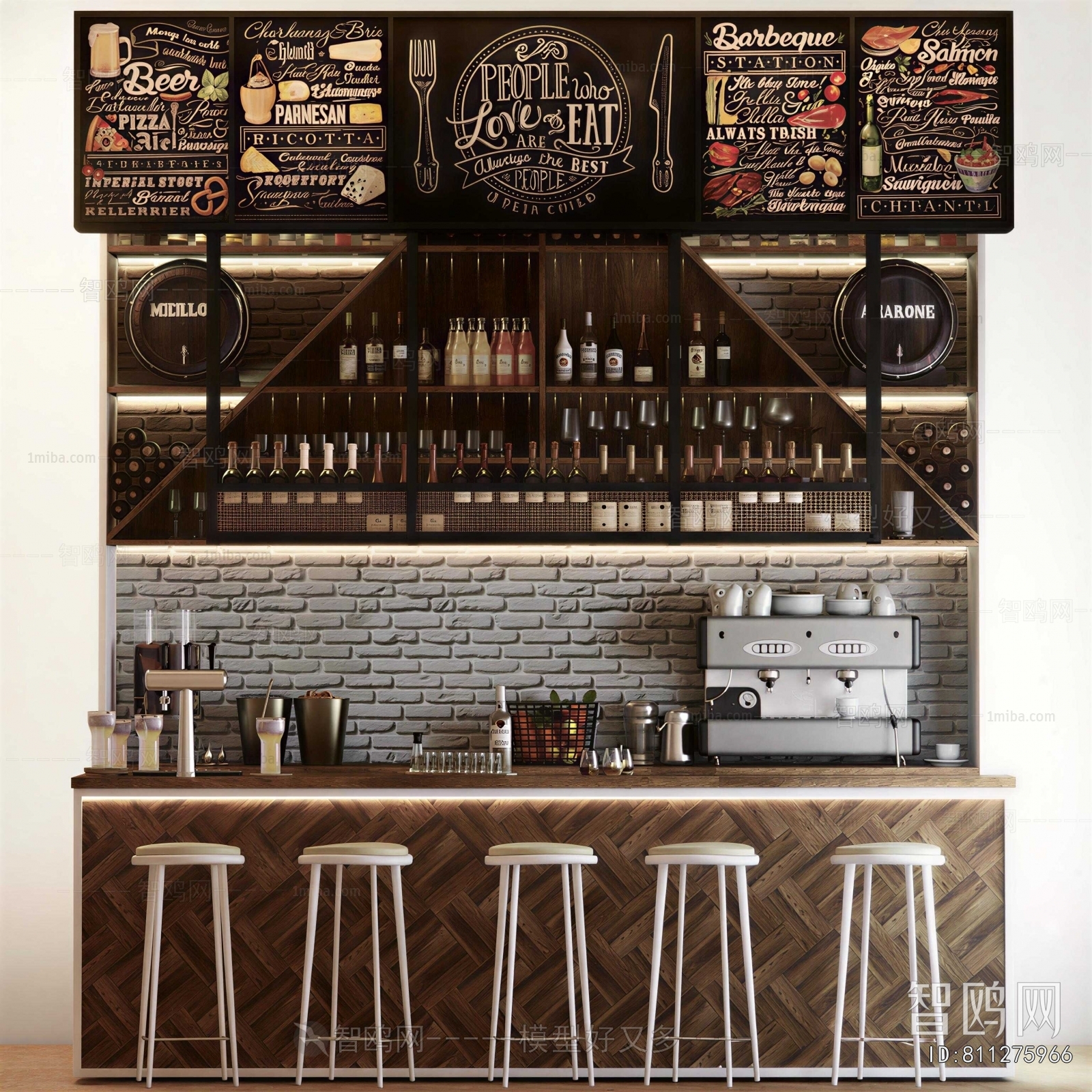 Modern Counter Bar