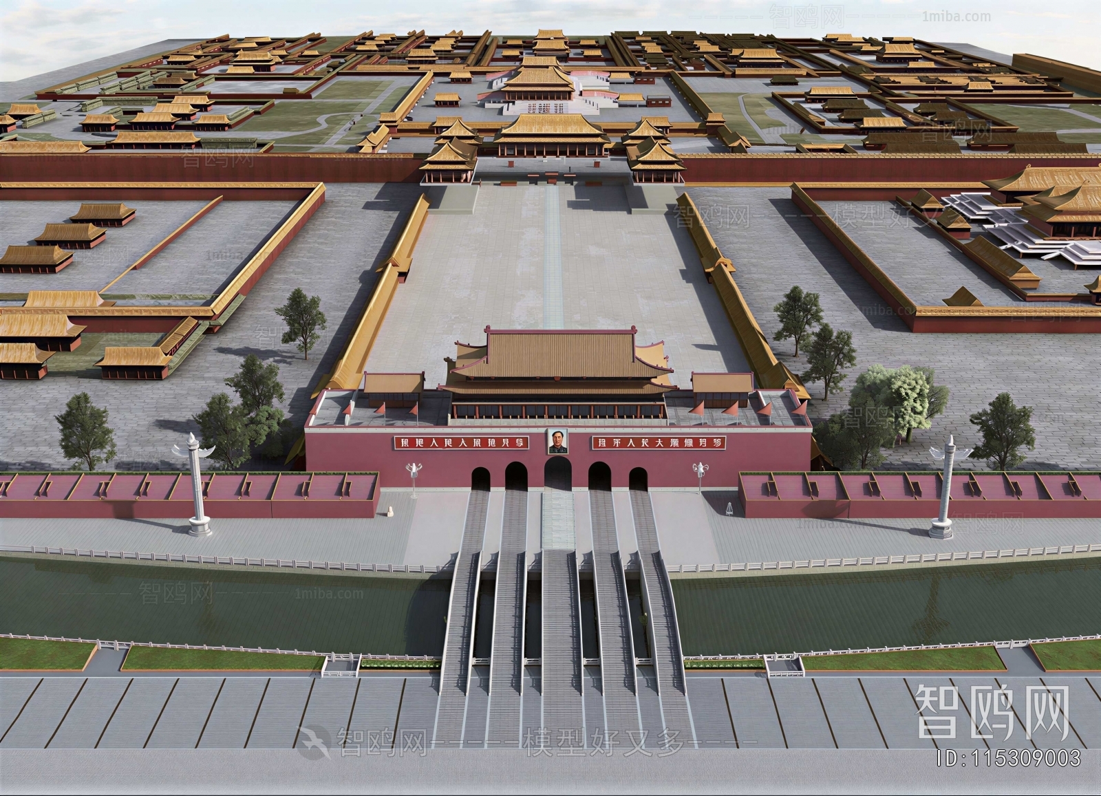 Chinese Style Ancient Architectural Buildings