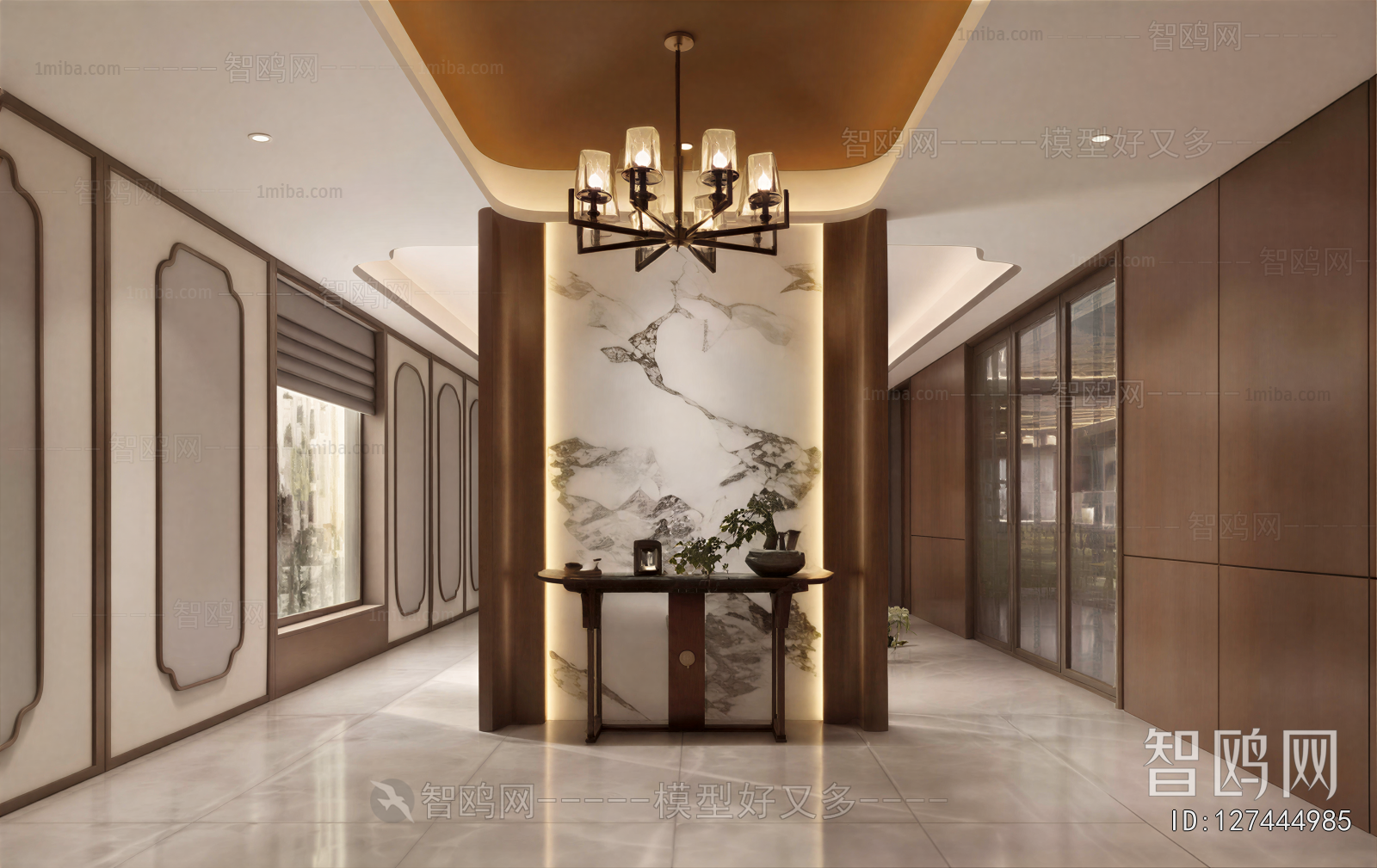 New Chinese Style Hallway