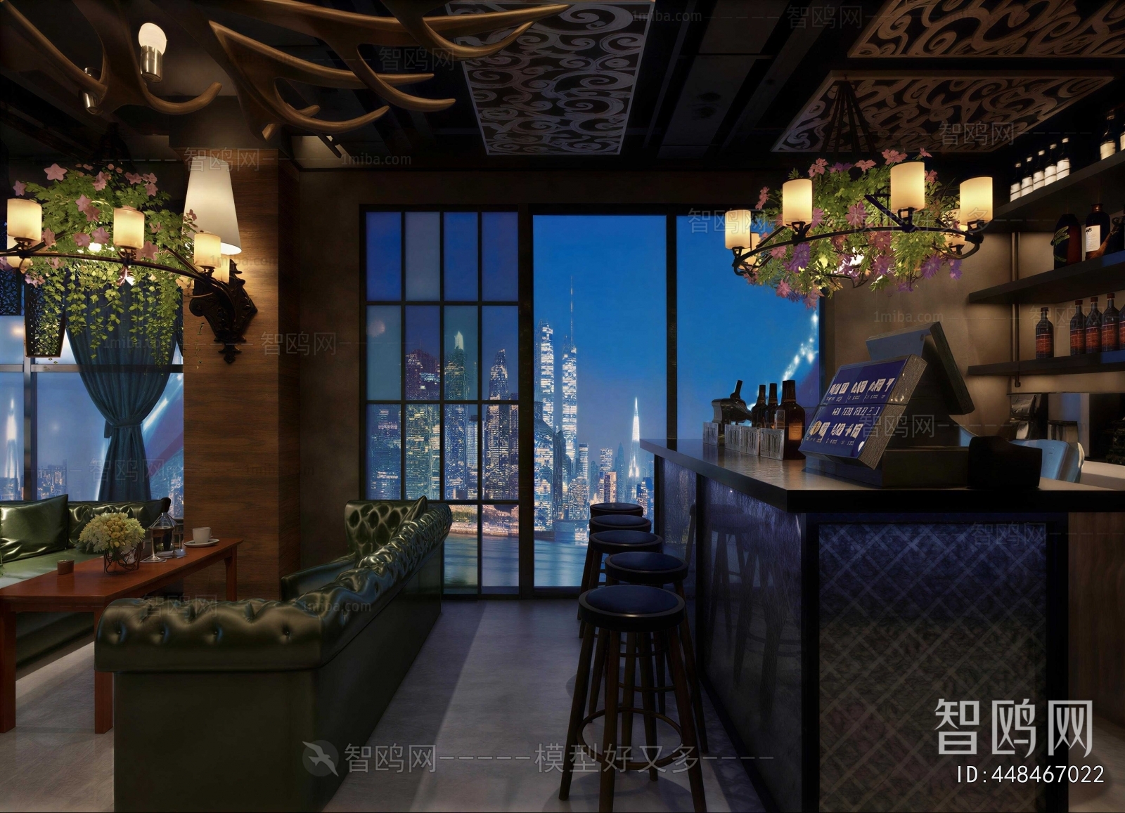 Industrial Style Bar