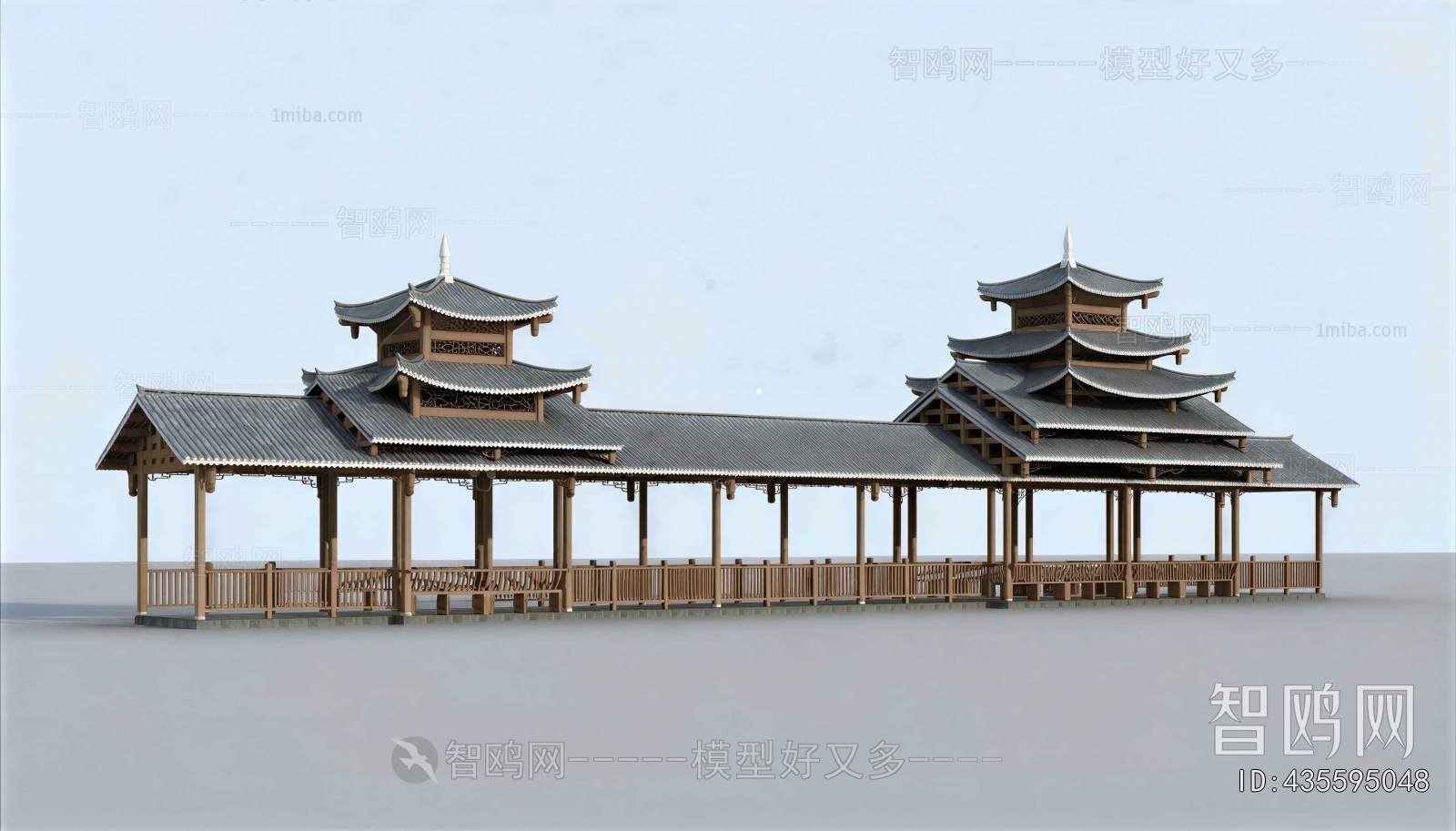 Chinese Style Ancient Architectural Buildings