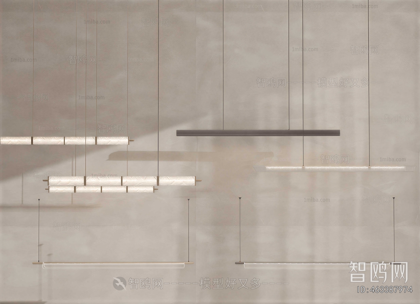Modern Long Chandelier