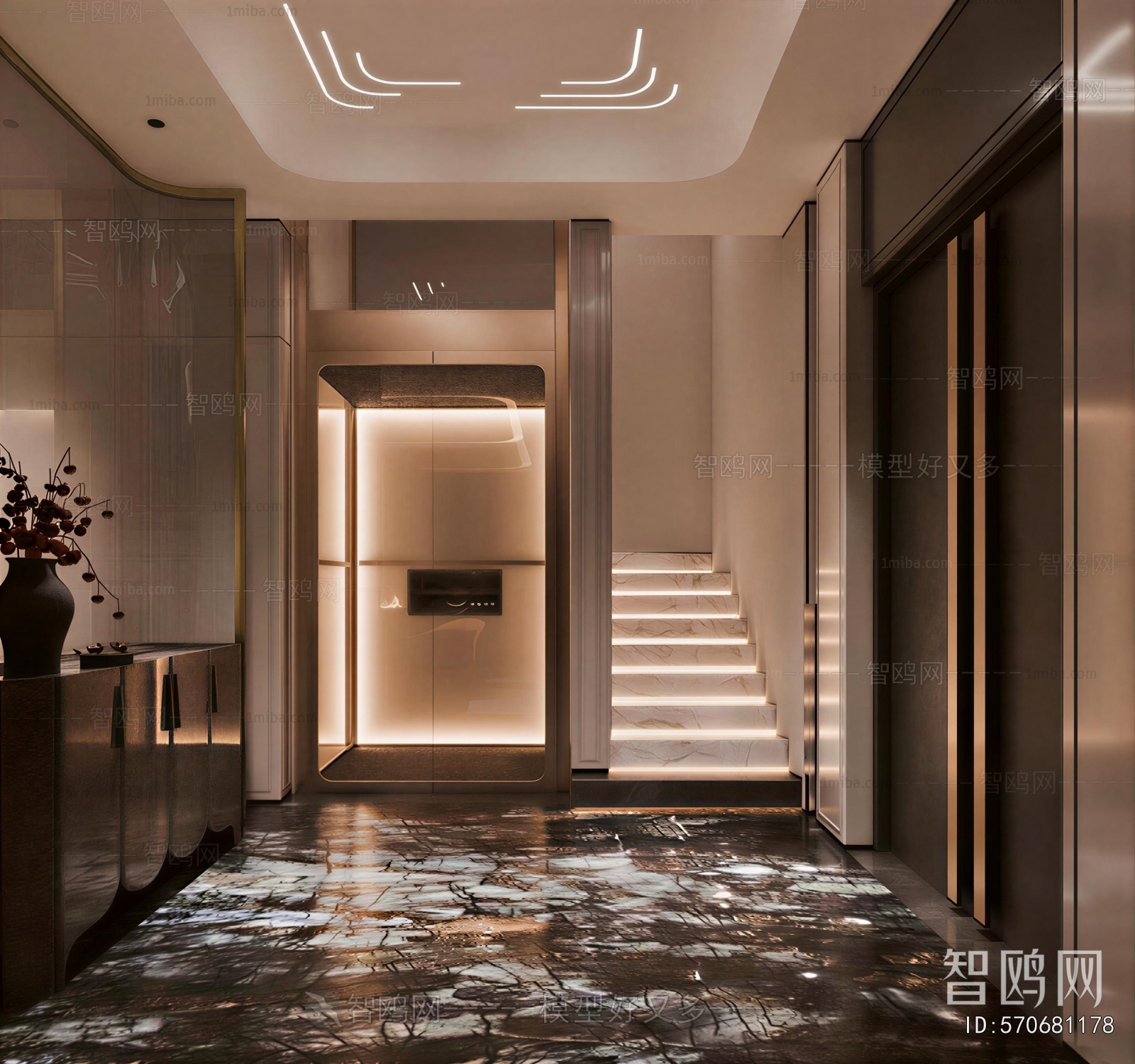 Modern Hallway