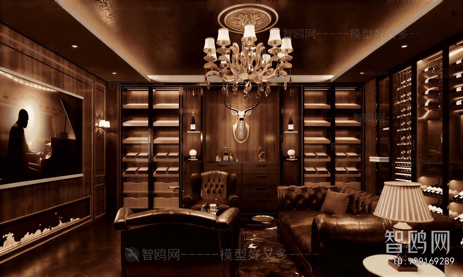 Retro Style Wine Cellar/Wine Tasting Room