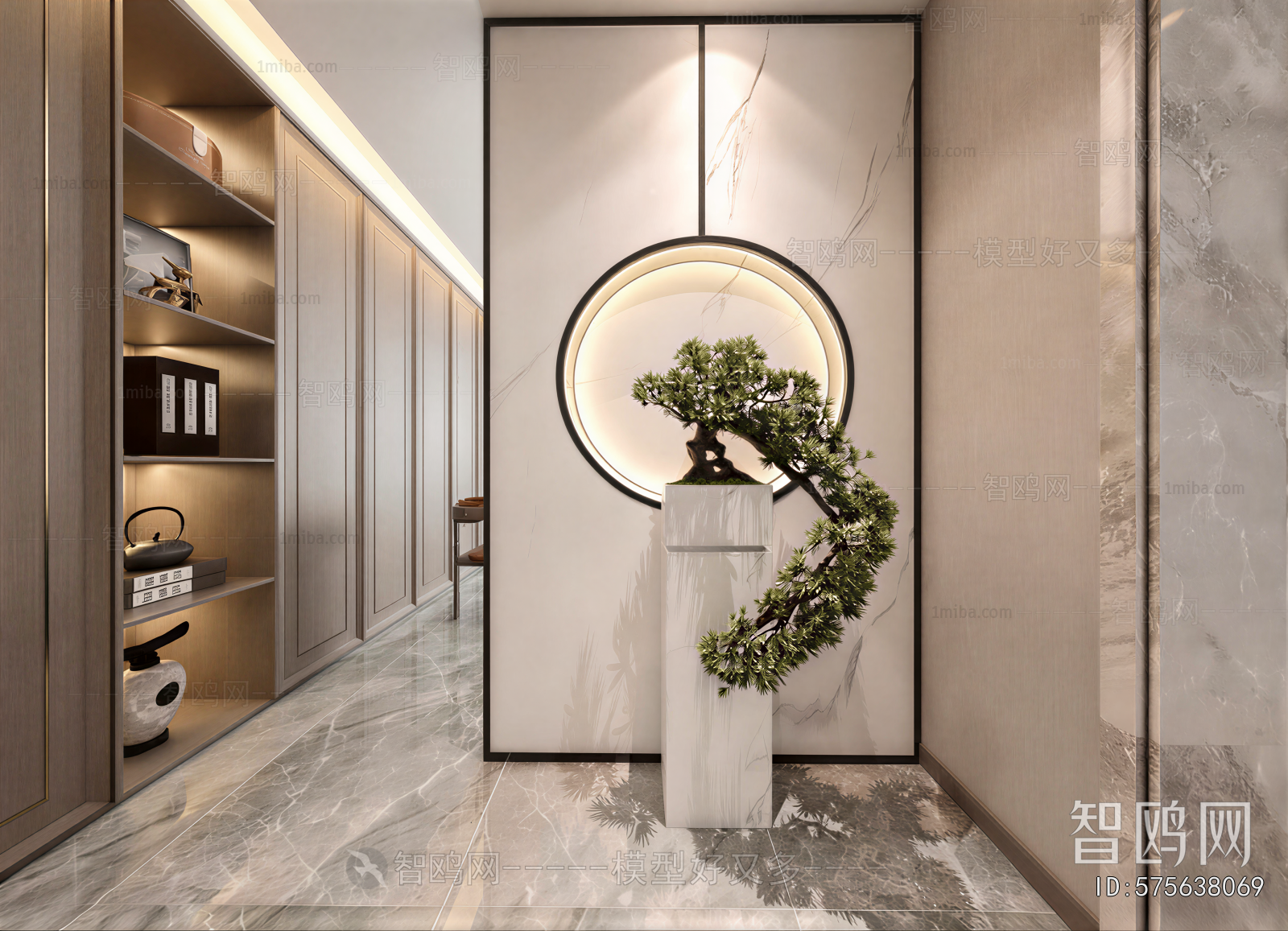 New Chinese Style Hallway