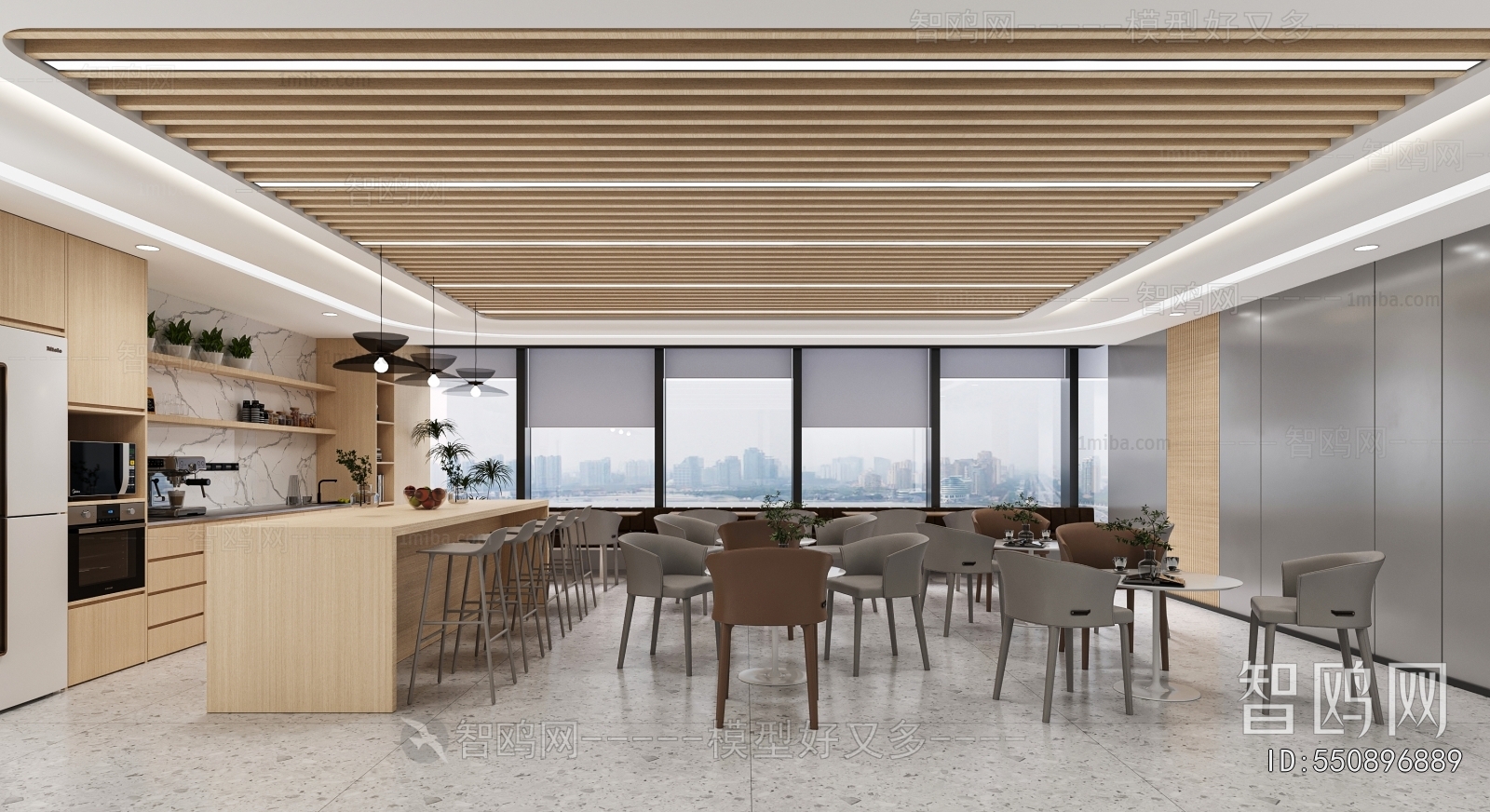 Modern Office Canteen