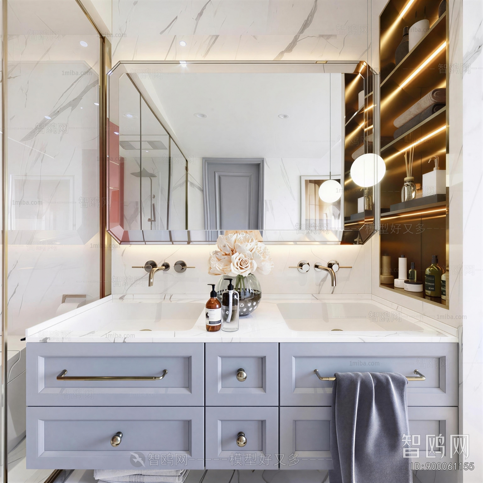 Modern Bathroom Cabinet