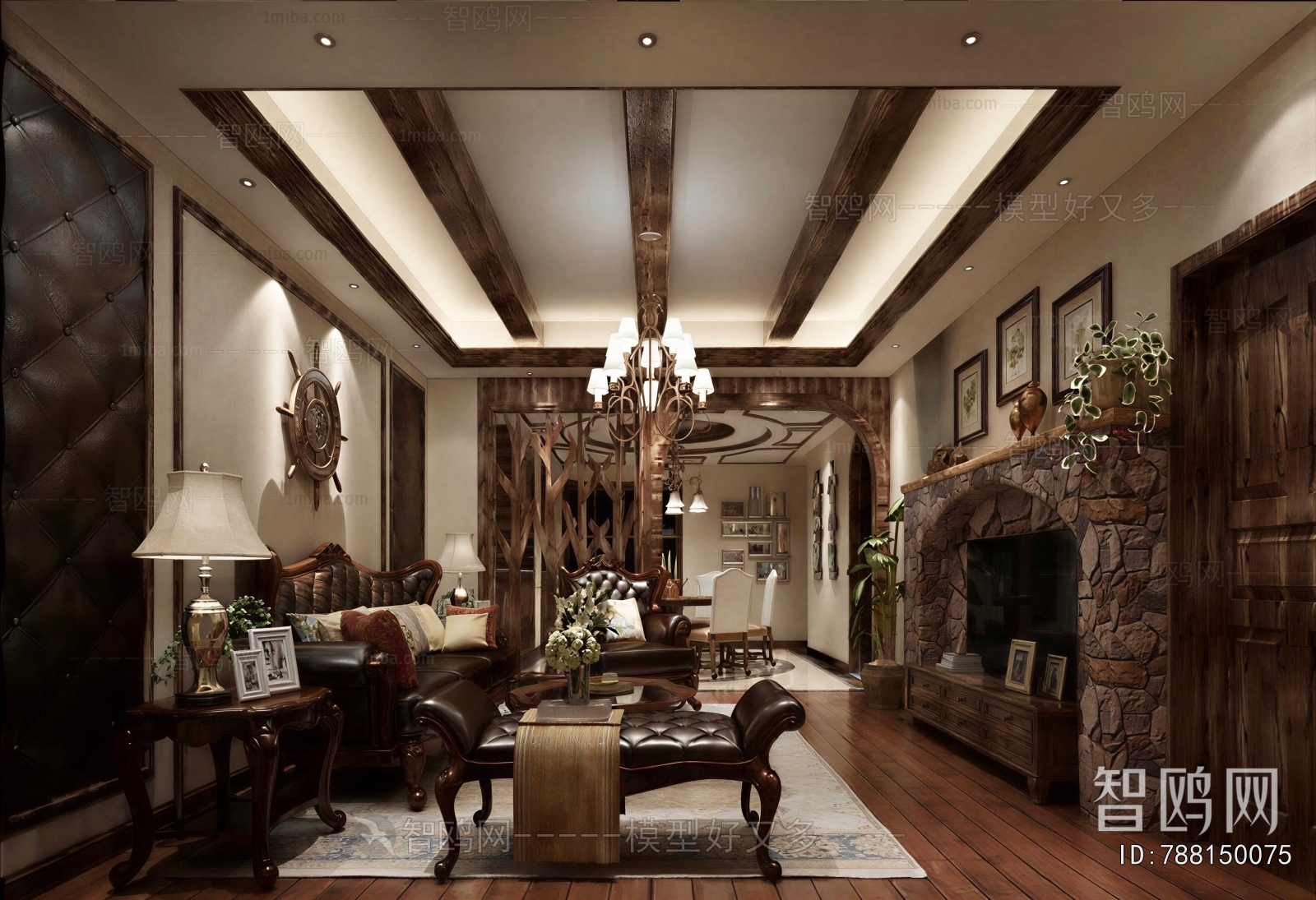 American Style A Living Room