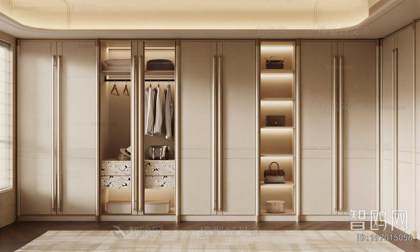 Modern Clothes Storage Area