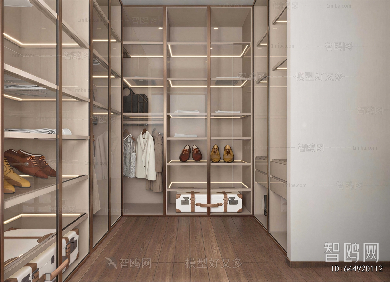 Modern Clothes Storage Area