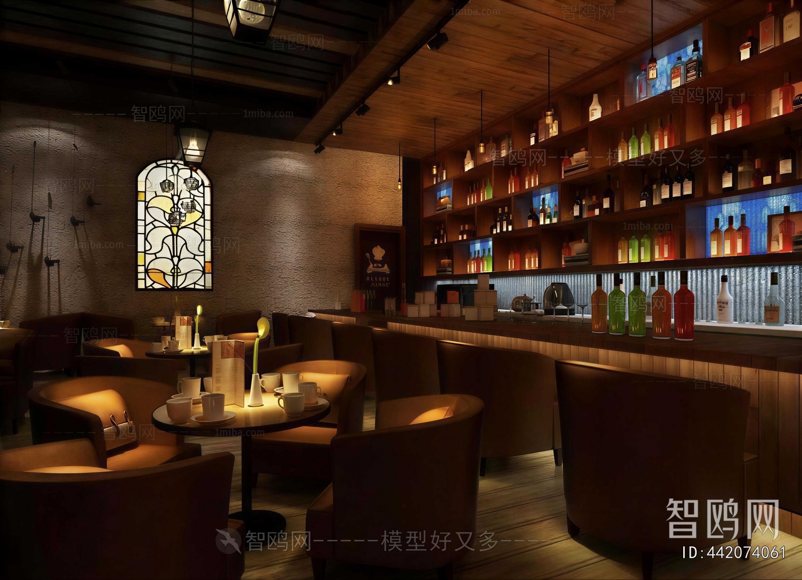 Retro Style Bar