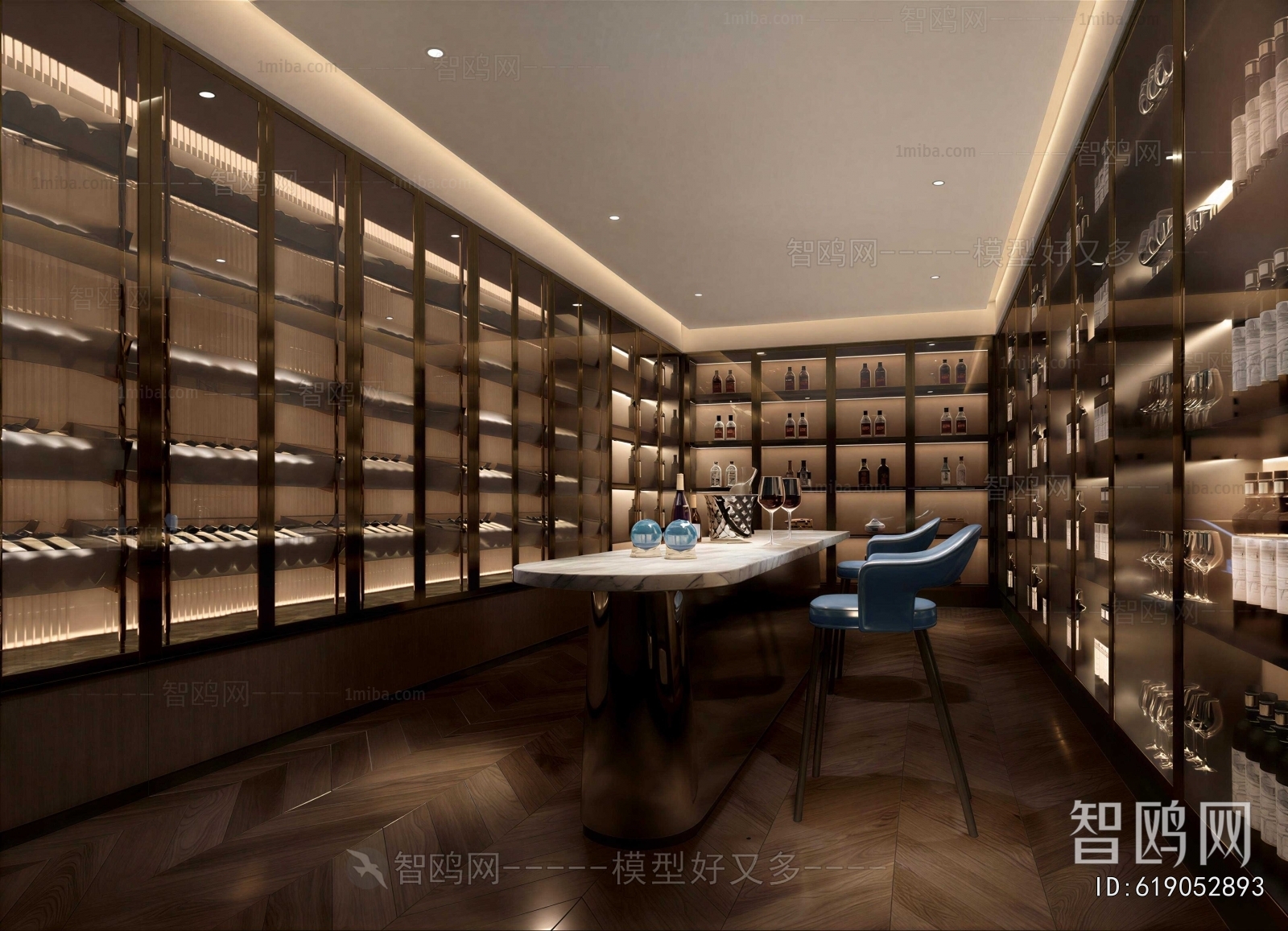 Modern Wine Cellar/Wine Tasting Room