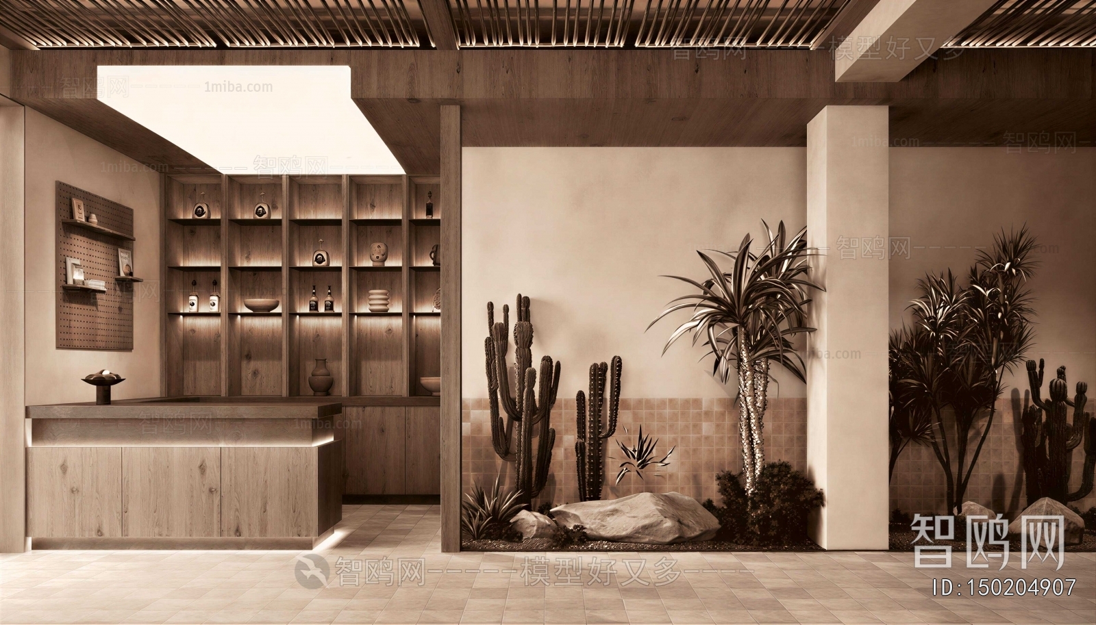 Wabi-sabi Style Restaurant
