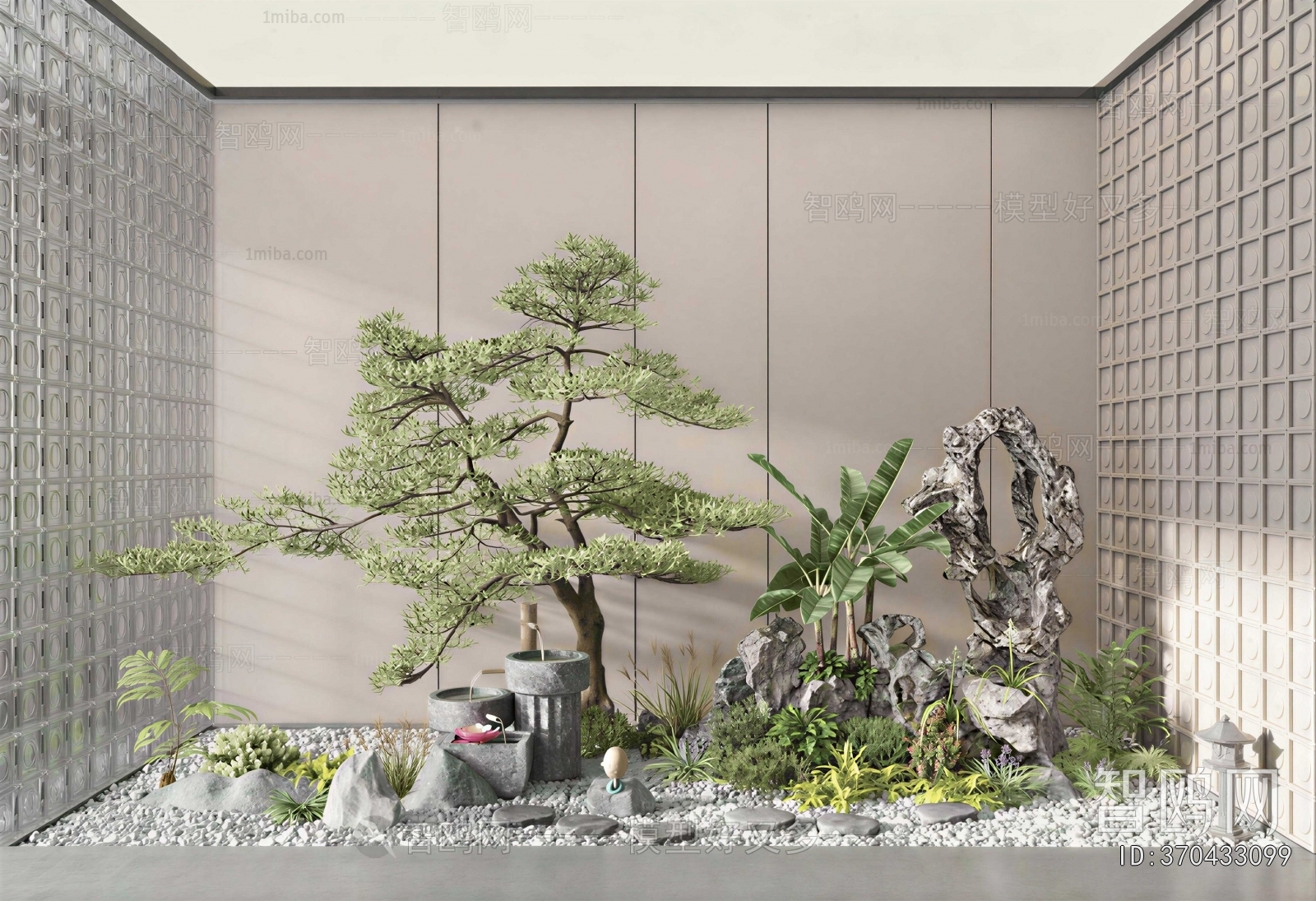 New Chinese Style Plant Landscaping