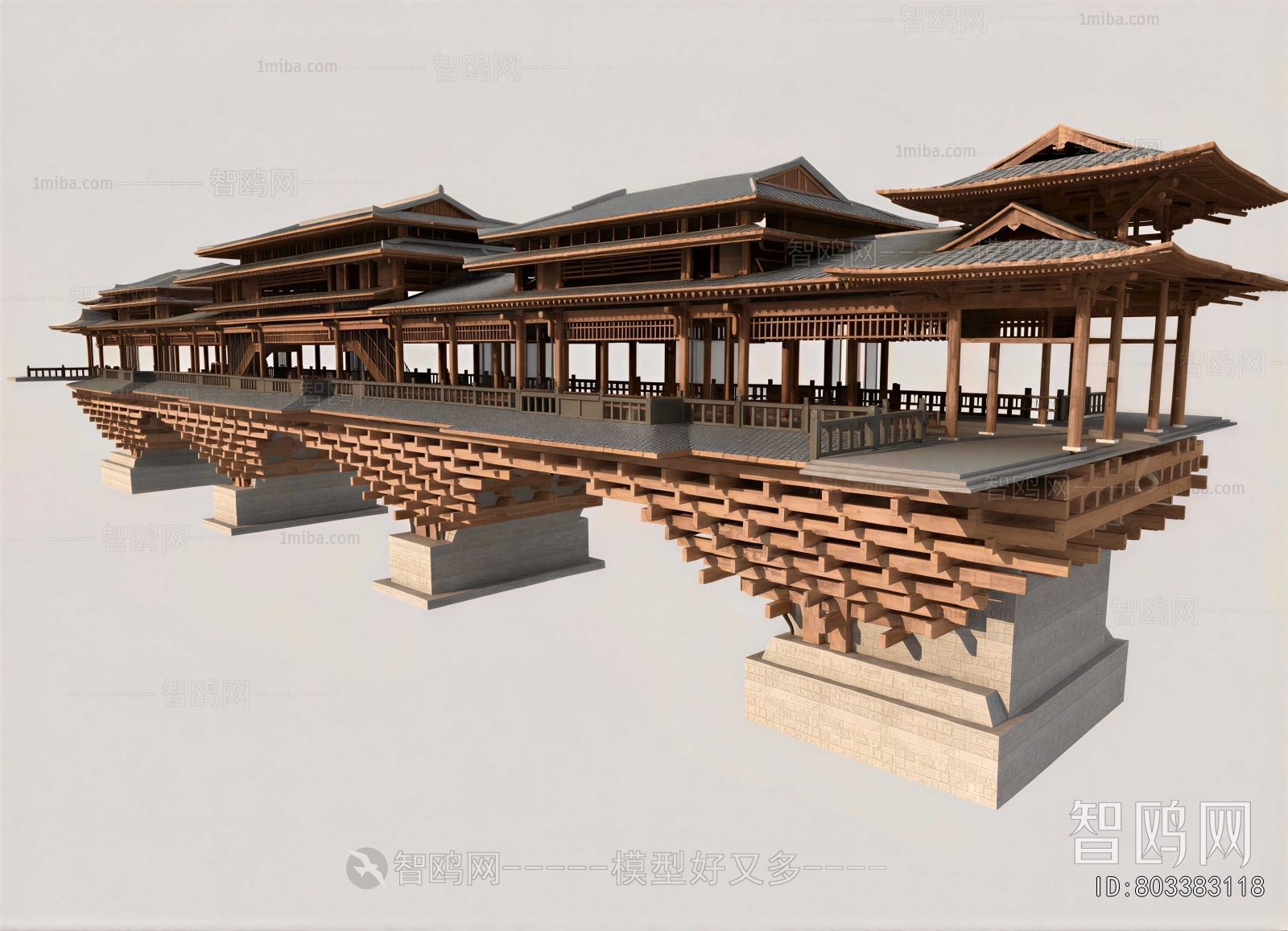 Chinese Style Ancient Architectural Buildings