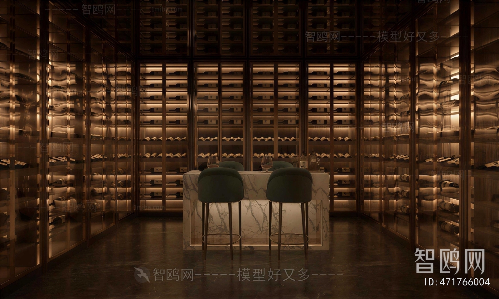 Modern Wine Cellar/Wine Tasting Room